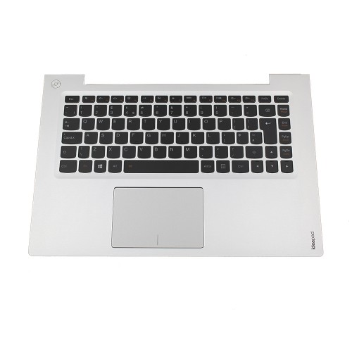 Πληκτρολόγιο Laptop keyboard για Lenovo Ideapad U430P SILVER COVER FRAME BLACK UK Backlit (Palmrest with keyboard) With Touchpad - 1KAFZZE002C 90203153 25211732