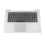 Πληκτρολόγιο Laptop keyboard για Lenovo Ideapad U430P SILVER COVER FRAME BLACK UK Backlit (Palmrest with keyboard) With Touchpad - 1KAFZZE002C 90203153 25211732