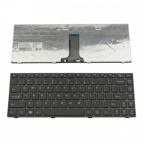 Πληκτρολόγιο Laptop keyboard για Lenovo Ideapad Y400 BLACK FRAME BLACK(Redside For Win8) US - 9Z.N1X82.001 AETZ1U00020-US BB3UC T2Y9-US 25205288 PK130RQ3A00 9Z.N6FUC.301