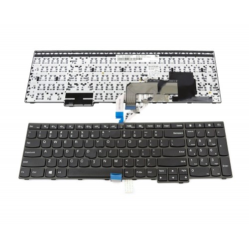 Πληκτρολόγιο Laptop keyboard για Lenovo Thinkpad E550 E550c E555 E560 E560c E565 BLACK FRAME BLACK US With Point stick - V147820AS1 SN20F22600 SN20F22474 9Z.NBKST.101 00HN074 04Y2537 PK130TS3A00