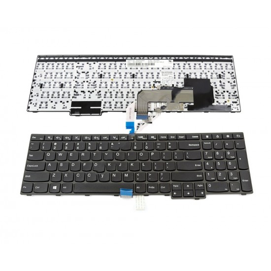 Πληκτρολόγιο Laptop keyboard για Lenovo Thinkpad E550 E550c E555 E560 E560c E565 BLACK FRAME BLACK US With Point stick - V147820AS1 SN20F22600 SN20F22474 9Z.NBKST.101 00HN074 04Y2537 PK130TS3A00