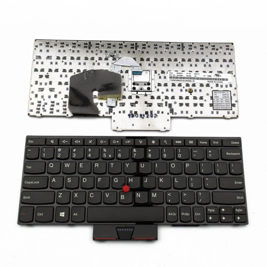 Πληκτρολόγιο Laptop keyboard για Lenovo Thinkpad S230U BLACK FRAME BLACK With Pointing Stick US - 04W2993 0B35953