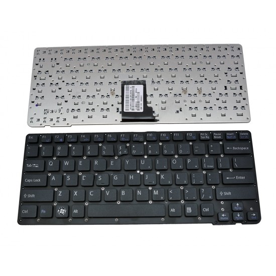 Πληκτρολόγιο Laptop keyboard για SONY VAIO VPC-CA NO FRAME BLACK US(SMALL ENTER) - 148353511 148953211