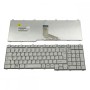 Πληκτρολόγιο Laptop keyboard για Toshiba Satellite P200 P205 Silver UK (cable in the MIDDLE) - PK130260140