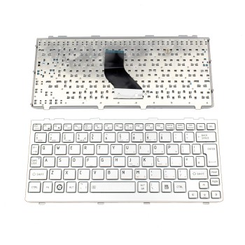Πληκτρολόγιο Laptop keyboard για Toshiba mini NB305 nb300 nb200 nb 205 Series SILVER Frame UK