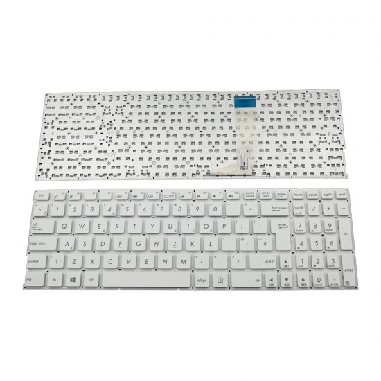 Πληκτρολόγιο Laptop keyboard για ASUS A556 A556U A556UA A556UB A556UF A556UJ A556UR A556UV X556 WHITE WITHOUT FRAME UK (BIG ENTER) - AEXK9E00120 0KNB0-610RUK00