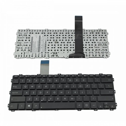 Πληκτρολόγιο Laptop keyboard για ASUS F301 F301A X301 X301A Black Without Frame US (Small Enter) - 0KNB0-3104US00 MP-11N53US