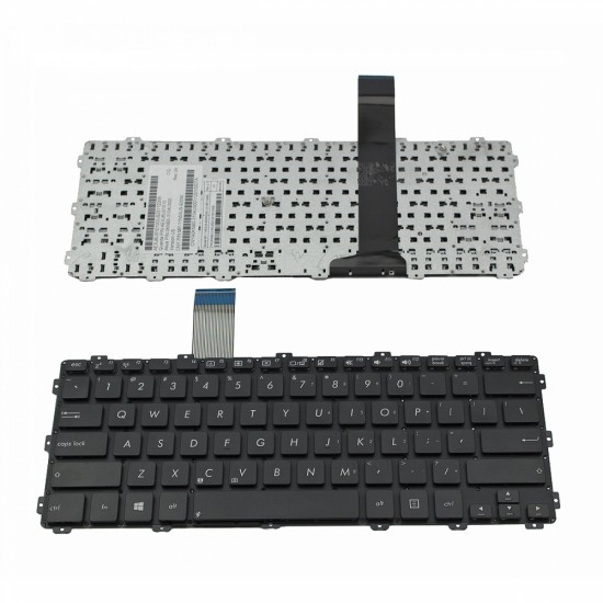 Πληκτρολόγιο Laptop keyboard για ASUS F301 F301A X301 X301A Black Without Frame US (Small Enter) - 0KNB0-3104US00 MP-11N53US