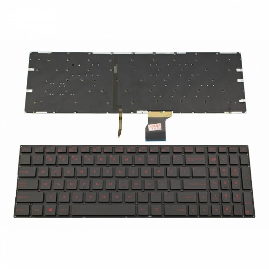 Πληκτρολόγιο Laptop keyboard για ASUS GL502 GL502V GL502VT GL502VS GL502VM GL502VY Black Without Frame With Backlit US (Small Enter)(PULLED) - 0KN0-TD4US13 0KNB0-6821US00 9Z.ND2BU.801 0KNB0-6615US00