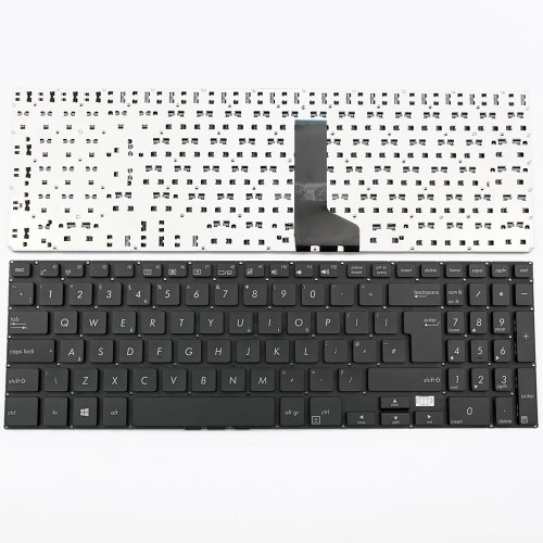 Πληκτρολόγιο Laptop keyboard για ASUS Pro PU500 PU500CA PU551 PU551JA PU551LA BLACK WITHOUT FRAME UK (BIG ENTER) - MP-12N36GB-4421W