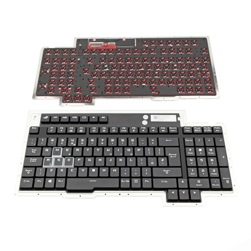 Πληκτρολόγιο Laptop keyboard για ASUS ROG GX800 GX800VH Black With Backlit (Mechanical Keyboard) UK - V154262CK1 0KN1-0C1UK21 0KNB0-L611UK00