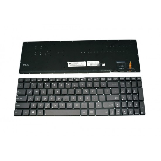 Πληκτρολόγιο Laptop keyboard για ASUS UX51 GRAY WITHOUT FRAME US(SMALL ENTER) Backlit - 9Z.N8BBU.H01 0KNB0-6624US00