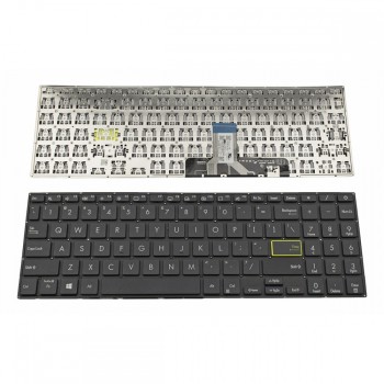Πληκτρολόγιο Laptop keyboard για ASUS X521FA X521FL X521EA X521EQ X521UA X521IA X521JQ Black Without Frame US (Small Enter) - 490.0G307.0P01