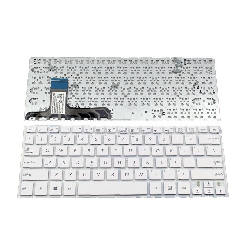 Πληκτρολόγιο Laptop keyboard για ASUS ZENBOOK UX305 WHITE WITHOUT FRAME US (SMALL ENTER) - PK1319Y410S 0KNB0-3123US00 9Z.NBXPC.101