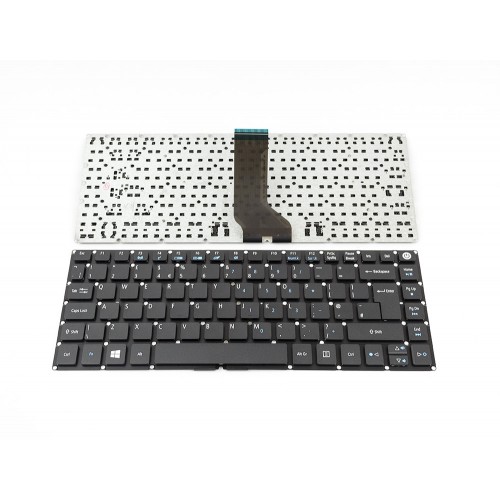 Πληκτρολόγιο Laptop keyboard για Acer Aspire E5-422 E5-422G E5-432 E5-432G E5-452 E5-452G E5-473 E5-473G E5-473T E5-473TG E5-474 E5-474G E5-491G ES1-420 ES1-421 TravelMate P248-M P248-MG BLACK WITHOUT FRAME UK (Biq Enter)