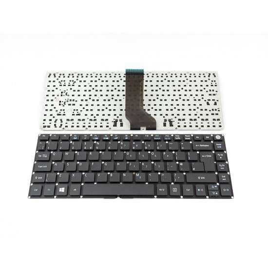 Πληκτρολόγιο Laptop keyboard για Acer Aspire E5-422 E5-422G E5-432 E5-432G E5-452 E5-452G E5-473 E5-473G E5-473T E5-473TG E5-474 E5-474G E5-491G ES1-420 ES1-421 TravelMate P248-M P248-MG BLACK WITHOUT FRAME UK (Biq Enter)