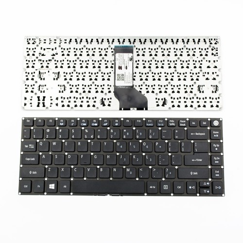 Πληκτρολόγιο Laptop keyboard για Acer Aspire E5-422 E5-422G E5-432 E5-432G E5-452 E5-452G E5-473 E5-473G E5-473T E5-473TG E5-474 E5-474G E5-491G ES1-420 ES1-421 TravelMate P248-M P248-MG BLACK WITHOUT FRAME US - PK131BQ2A00 NK.I1417.0EP