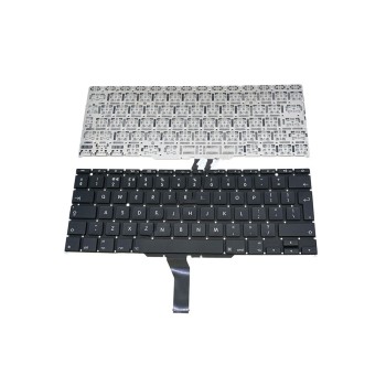 Πληκτρολόγιο Laptop keyboard για Apple Macbook AIR A1370 / A1465 11.6" Black WITHOUT FRAME UI/UK BIG ENTER