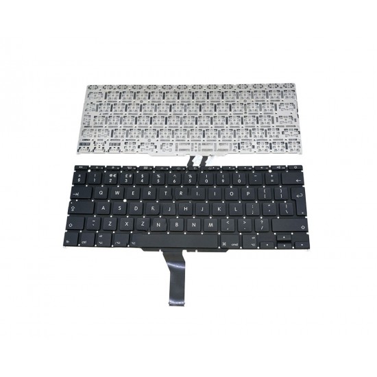 Πληκτρολόγιο Laptop keyboard για Apple Macbook AIR A1370 / A1465 11.6" Black WITHOUT FRAME UI/UK BIG ENTER