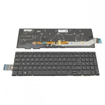 Πληκτρολόγιο Laptop keyboard για Dell Alienware M15 M17 Black Without Frame With Backlit (RGB) UK (--Big Enter) - K5Y90