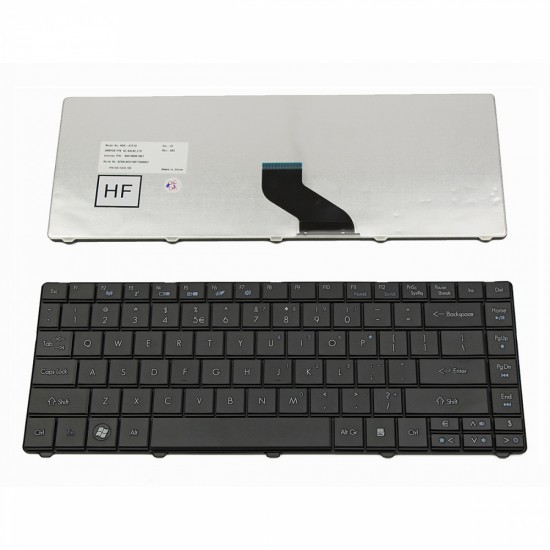 Πληκτρολόγιο Laptop keyboard για Gateway NS30I NS41I (Gateway NS40 Acer TravelMate 8371 8471) US Black - KB.I140G.199 NSK-AT21D 9Z.N3L82.21D 6037B0051801 