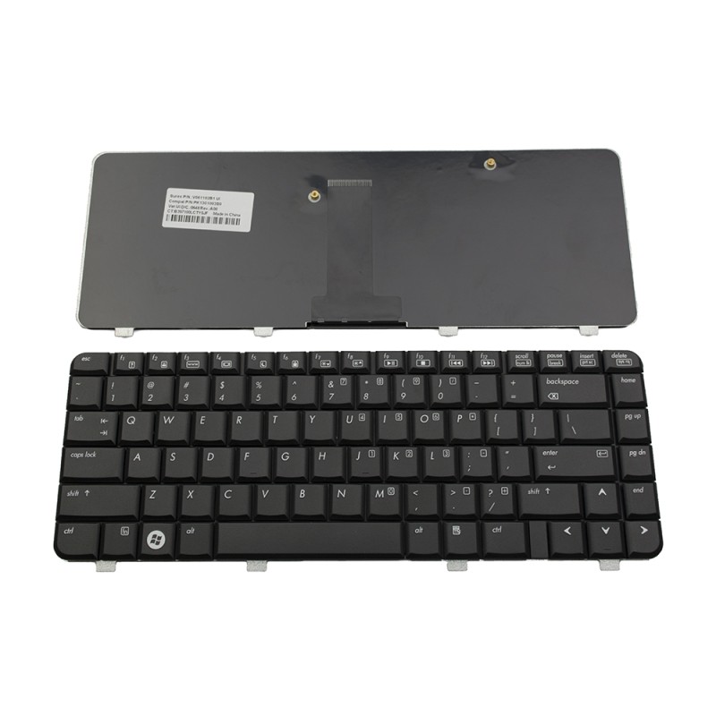 Πληκτρολόγιο Laptop keyboard για HP 500 (510*) 520 Black US