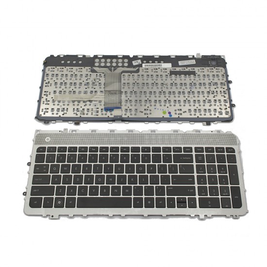 Πληκτρολόγιο Laptop keyboard για HP Envy 17-3000 17-3200 17t-3000 17t-3200 Silver Frame Black US With Backlit - 657125-001 6037B2262701