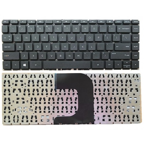 Πληκτρολόγιο Laptop keyboard για HP Pavilion 14-AC 14-AF BLACK Without Frame US (--Small Enter) - 6037B0114001 HPM14N9