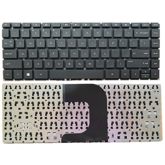 Πληκτρολόγιο Laptop keyboard για HP Pavilion 14-AC 14-AF BLACK Without Frame US (--Small Enter) - 6037B0114001 HPM14N9
