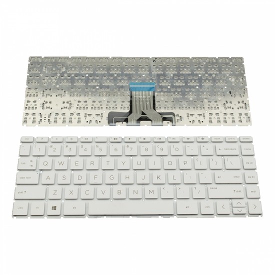 Πληκτρολόγιο Laptop keyboard για HP Pavilion 14-AL 14-CE 14-CK 14-CM 14-DG 14Q-CS X360 14-DH 340S G7 White Without Frame US (Small Enter) - L23240-001 9Z.NF2SV.701