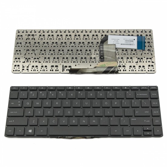 Πληκτρολόγιο Laptop keyboard για HP Pavilion 14-v BLACK Without Frame US (Small Enter) - 773713-001