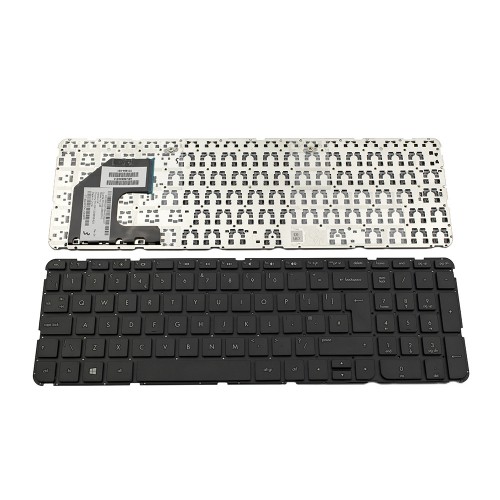 Πληκτρολόγιο Laptop keyboard για HP Pavilion 15-b1xx SleekBook 15-b1xx TouchSmart 15-b1xx Black Without Frame UK (BIG ENTER) - 701684-031 MP-12G66GB-920