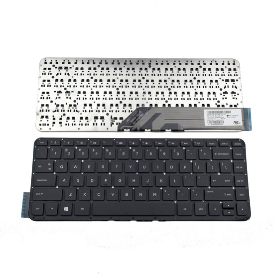 Πληκτρολόγιο Laptop keyboard για HP Pavilion X2 13-P 13Z-P Split 13-F 13-G 13-M 13T-G 13T-M BLACK WITHOUT FRAME US(Small Enter) - 724728-001 90.41L07.L01 SG-62200-XUA