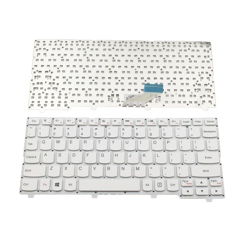 Πληκτρολόγιο Laptop keyboard για Lenovo IdeaPad 110S-11IBR White Without Frame US (Small Enter) - 5CB0M53614