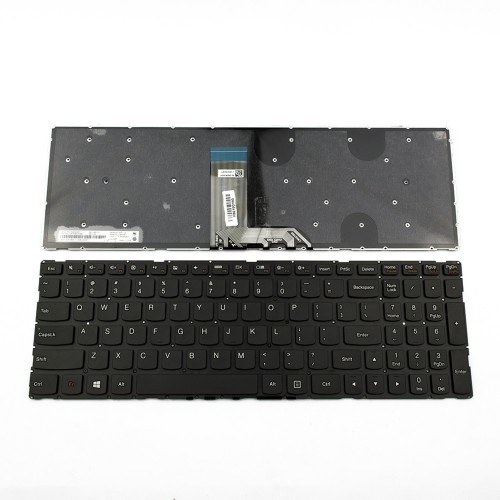 Πληκτρολόγιο Laptop keyboard για Lenovo Ideapad 700-15 700-15ISK 700-17ISK BLACK WITHOUT FRAME US (Small Enter) - SN20K28251 T6ZP1-US
