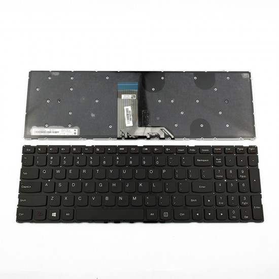 Πληκτρολόγιο Laptop keyboard για Lenovo Ideapad 700-15 700-15ISK 700-17ISK BLACK WITHOUT FRAME US (Small Enter) - SN20K28251 T6ZP1-US