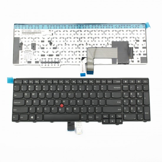 Πληκτρολόγιο Laptop keyboard για Lenovo ThinkPad E531 E540 T540 T540p W540 Black FRAME Black US/UI with poiting stick(With 4 Screws) - 0C43944 04X0139 0C45217