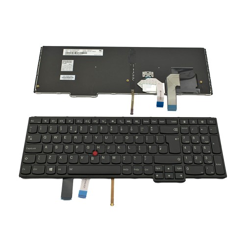 Πληκτρολόγιο Laptop keyboard για Lenovo ThinkPad YOGA 15 BLACK FRAME BLACK UK Backlit With Pointing Stick - SN20E75367 00HN294