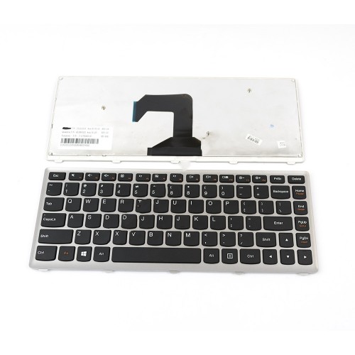 Πληκτρολόγιο Laptop keyboard για Lenovo U410 SILVER FRAME BLACK US - 25212303 AELZ8U01020 V-127920DS3-US