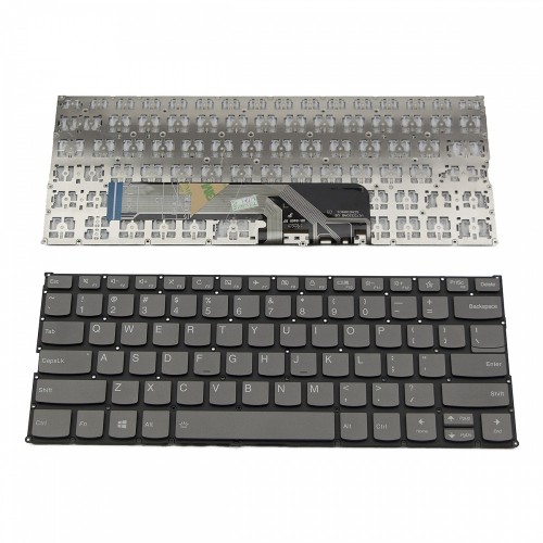Πληκτρολόγιο Laptop keyboard για Lenovo Yoga 530-14IKB 530-14ARR 730-13IKB 730-13IWL 730-15IKB 730-15IWL C740-14IML Gray Without Frame US (--Small Enter) - 9Z.NDULN.F01 V172320AB