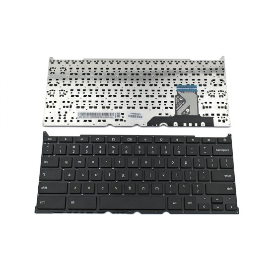 Πληκτρολόγιο Laptop keyboard για Samsung Chromebook 2 XE503 XE503C12 BLACK WITHOUT FRAME US (SMALL ENTER) - BA5903897A