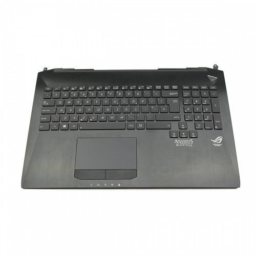Πληκτρολόγιο Laptop keyboard για ASUS G750 G750JW (Palmrest with keyboard) Black Frame Black UK Backlit With Touchpad  - 90NB00M2-R31UK0 13NB00M1AM0801 0KNB0-E600UK00