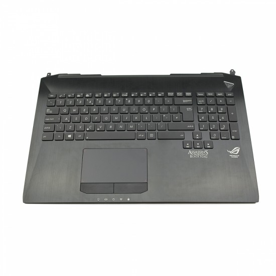 Πληκτρολόγιο Laptop keyboard για ASUS G750 G750JW (Palmrest with keyboard) Black Frame Black UK Backlit With Touchpad  - 90NB00M2-R31UK0 13NB00M1AM0801 0KNB0-E600UK00