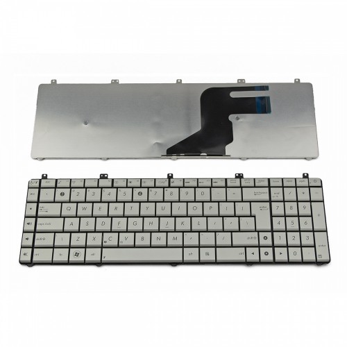 Πληκτρολόγιο Laptop keyboard για ASUS N75 Silver UI - AENJ6U00010 0KNB0-7201US00 MP-11A13US69203