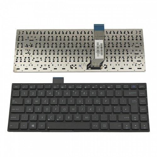 Πληκτρολόγιο Laptop keyboard για ASUS S400 S400C Black Without Frame UK (Big Enter) TYPE2 - AEXJ7E01110 0KNB0-4124UK00