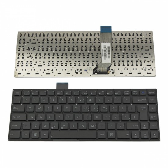 Πληκτρολόγιο Laptop keyboard για ASUS S400 S400C Black Without Frame UK (Big Enter) TYPE2 - AEXJ7E01110 0KNB0-4124UK00