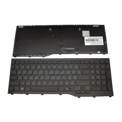 Πληκτρολόγιο Laptop keyboard για Fujitsu Lifebook AH552 BLACK FRAME BLACK US- AEFS6U01010 CP611954-01