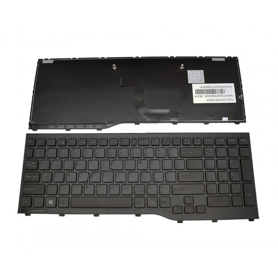 Πληκτρολόγιο Laptop keyboard για Fujitsu Lifebook AH552 BLACK FRAME BLACK US- AEFS6U01010 CP611954-01