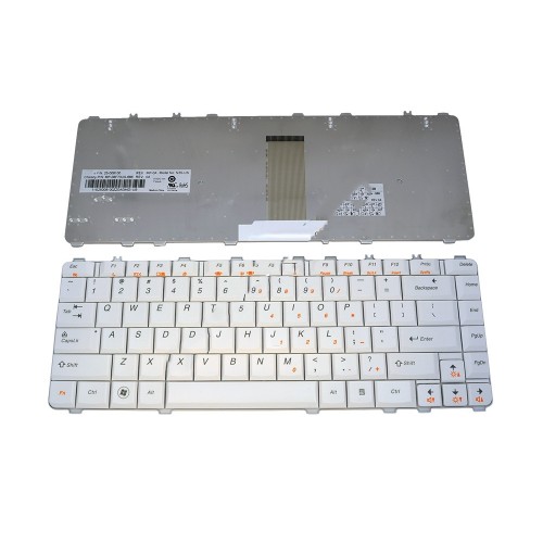 Πληκτρολόγιο Laptop keyboard για Lenovo Ideapad Y550A Y550 Y550P Y450 Y450A Y450AW Y460 Y560 US WHITE - 25-008100 MP-0A MP-08F73US-686 25-008389 N3S-US V-101020AS1-US