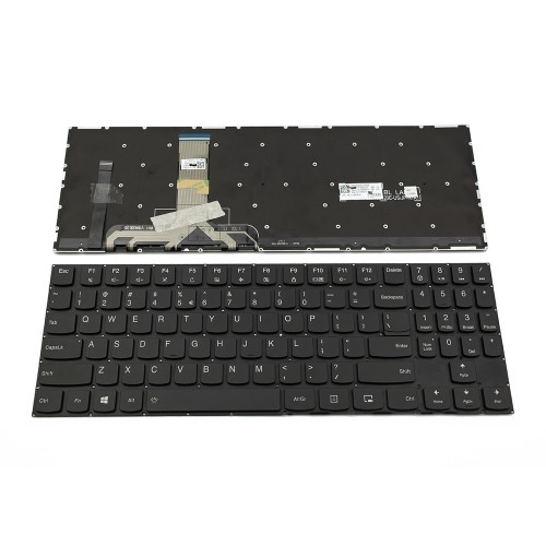 Πληκτρολόγιο Laptop keyboard για Lenovo Legion Y720-15IKB BLACK WITHOUT FRAME With Backlit (RGB) US (--SMALL ENTER) TYPE 2 - PK1312M7B26 V160420ES1-UI SN20M27283